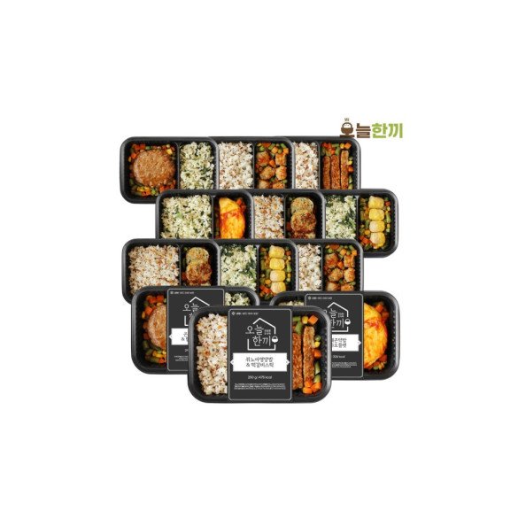 오늘한끼 시즌3 도시락12팩 식단 간편조리 냉동 혼밥 
